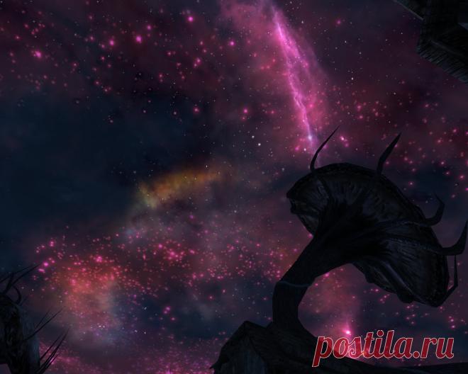 Ночное небо над Пасвалем.
Night sky over Passwall.