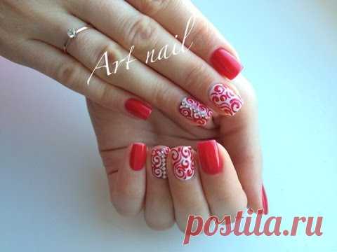 Дизайн Ногтей Завитки или Вензеля! Nail Art Designs