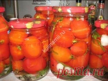 Маринованные помидоры сладко-острые рецепт - Как я приготовила