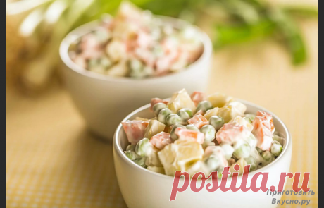 Классический рецепт оливье с колбасой: наш фирменный вкус всегда на высоте! Соблазнительный вкус оливье с колбасой - наша фирменная секретная рецептура, которая всегда оставляет вас в восторге! Мы используем только самые свежие ингредиенты и классические специи, чтобы создать этот блюдо высочайшего качества. Наслаждайтесь нашим уникальным вкусом оливье с колбасой, который