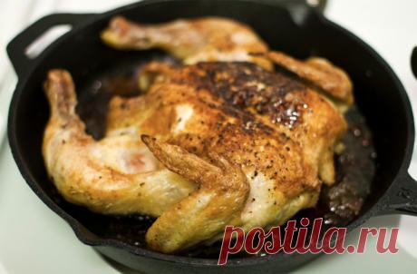 5 секретов вкусной курицы, запеченной целиком