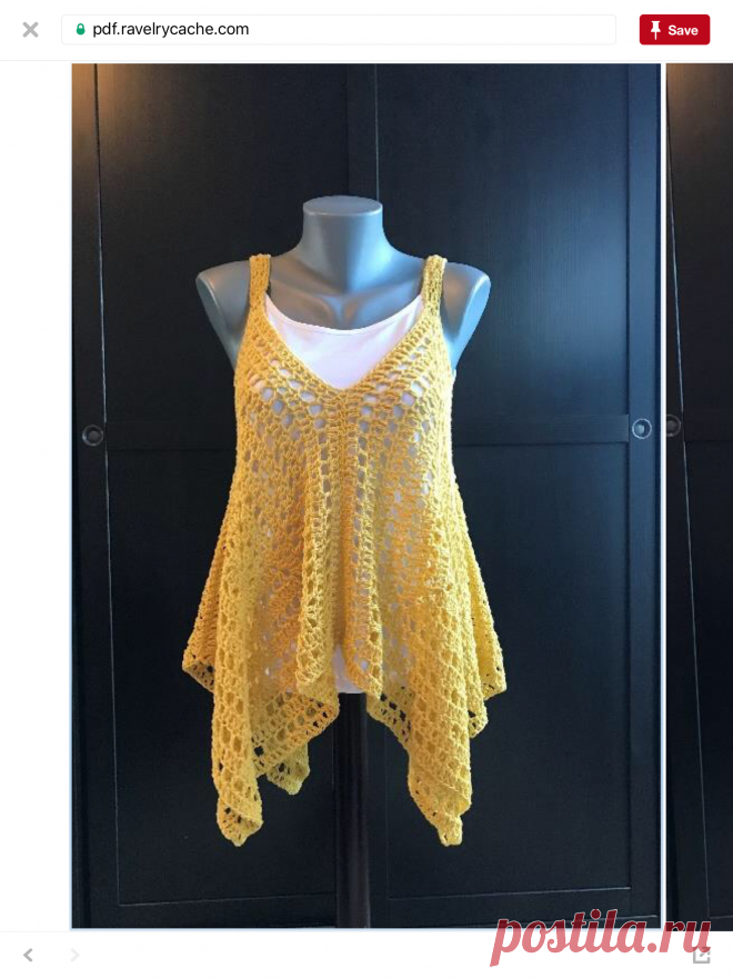 Crochet summer plus size top. — Steemit