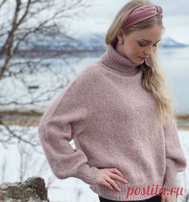 Свитер с высоким воротником Karl Johan (автоперевод)