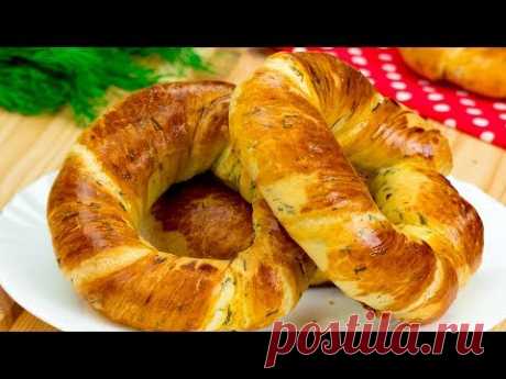 Все гениальное просто! Бублики с укропом - замечательный, быстрый и вкусный перекус. | Appetitno.TV