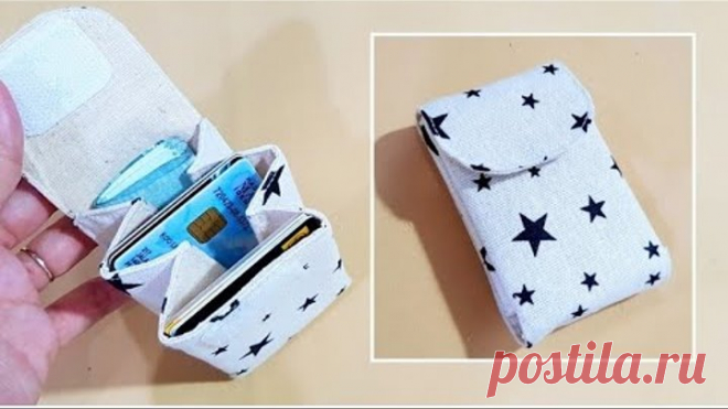 Easy card holder DIY TUTORIAL丨卡片包制作教学❤❤