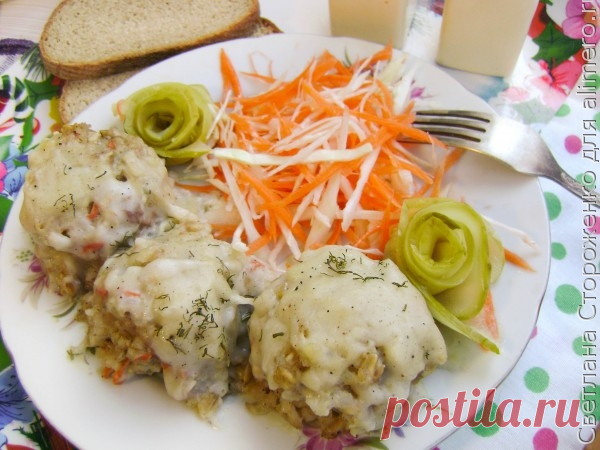 МЯСНЫЕ ТЕФТЕЛИ ПОД СОУСОМ БЕШАМЕЛЬ