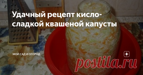 Удачный рецепт кисло-сладкой квашеной капусты Вот не знаю, как у вас, но в нашей семье обязательной зимней закуской считается квашеная капуста. Ну вот честно, ни один холодный сезон без нее не обходится. Конечно, в моем кулинарном арсенале побывало множество рецептов ее приготовления, но, к великому удивлению, самый простой из них и оказался самым вкусным.
Самое главное – уже через 3 дня можно наслаждаться хрустящей кисло-сладкой квашеной кап