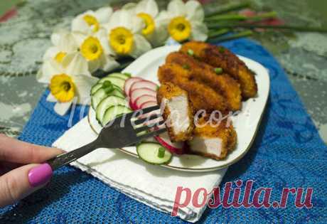 Куриные наггетсы в панировке из сухарей и яиц: рецепт с пошаговым фото - Наггетсы от 1001 ЕДА