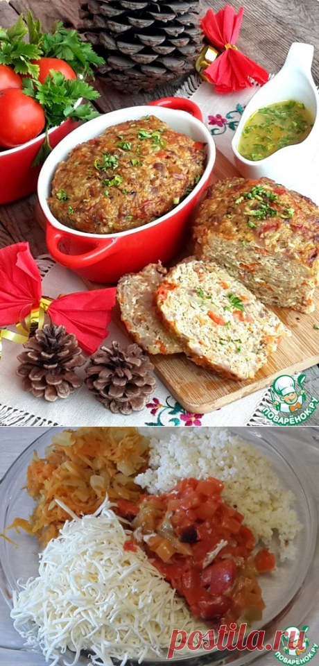 Мясной хлеб с пшеном и паприкой