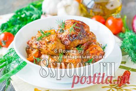 Чахохбили из мяса курицы в мультиварке по-грузински, рецепт с фото