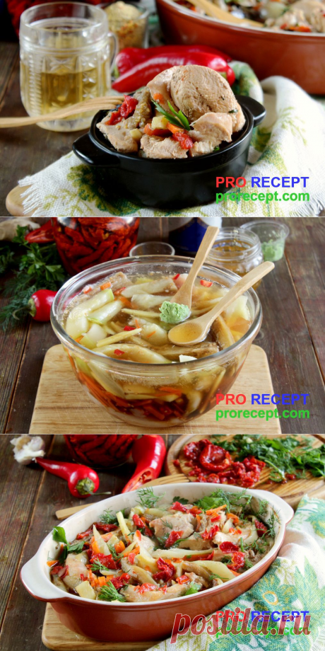 Куриное филе с овощами в пиве - пошаговый рецепт с фото | PRO RECEPT
куриное филе — 500 г;
светлое пиво — 300 мл;
болгарский перец — 150 г;
морковь — 50 г;
кабачки — 50 г;
баклажаны — 50 г;
перец чили — 1/3 стручка;
корень имбиря — 30 г;
чеснок — 3 зуб.;
васаби — 1/2 ч. л.;
мед — 2 ч. л.;
соевый соус — 3 ст. л.;
вяленые помидоры в масле — 50 г;
укроп — 1 ветка;
петрушка — 1 ветка;
черный перец;
соль.
