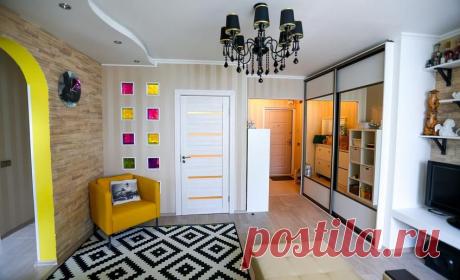 Переделка однушки 43 кв. м. в двушку — Роскошь и уют