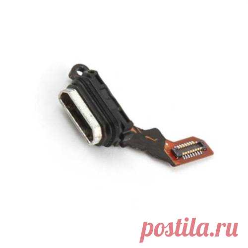 Системный Разъем зарядки для Sony E2303, E2312, E2306, E2353 на шлейфе. Купить гнездо зарядки микро ЮСБ для смартфонов Сони Е2303, Е2312, Е2306, Е2353 на шлейфе в магазине CellMart.
