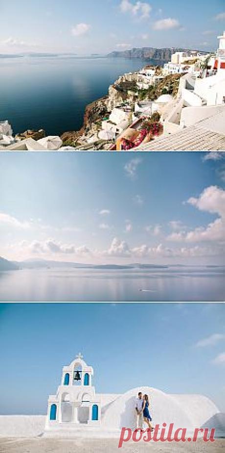 Медовый месяц: белоснежный Санторини - WeddyWood