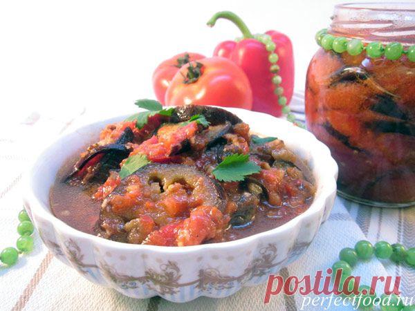 Баклажаны в аджике -  с фото. Как приготовить баклажаны в аджике острые. | Добрые вегетарианские рецепты с фото и видео