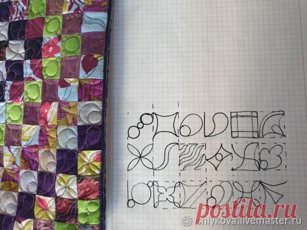 Мастер-класс : Рисуем мотивы для стёжки (квилтинга) | Журнал Ярмарки Мастеров