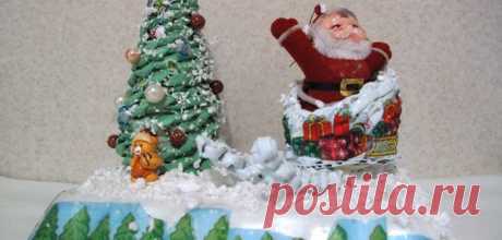 Плетение из газет: МК «Ёлочка и сани Деда Мороза>> Автор: Тимаева Людмила г.Пенза (Спутник) Плетение из газет: МК «Ёлочка и сани Деда Мороза>>Всем доброго здоровьица! Хочу представить вам МК своей новогодней работы,которую можно сделать вместе с детьм...