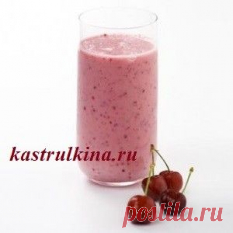 Рецепт низкокалорийного вишневого коктейля для худеющих, с пошаговыми фото