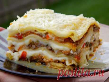 Лазанья с фаршем рецепт