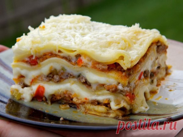 Лазанья с фаршем рецепт