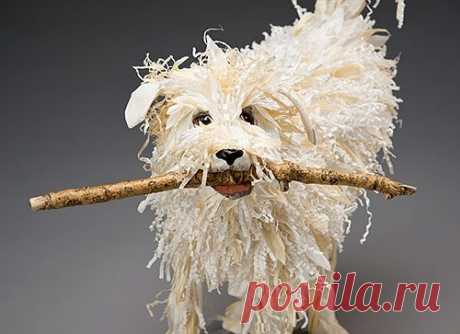 Американские звери из папье-маше - Ручные звери. Животные своими руками.