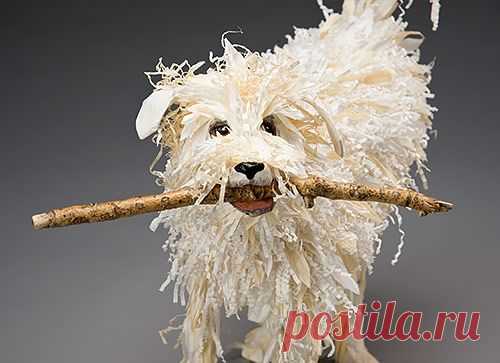 Американские звери из папье-маше - Ручные звери. Животные своими руками.