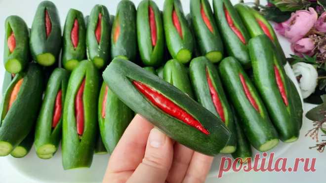 Я БОЛЬШЕ НЕ ПОКУПАЮ ОГУРЦЫ ЗИМОЙ! НЕВЕРОЯТНО ПРОСТО И ВКУСНО | ТОП РЕЦЕПТЫ 🔝 | Дзен