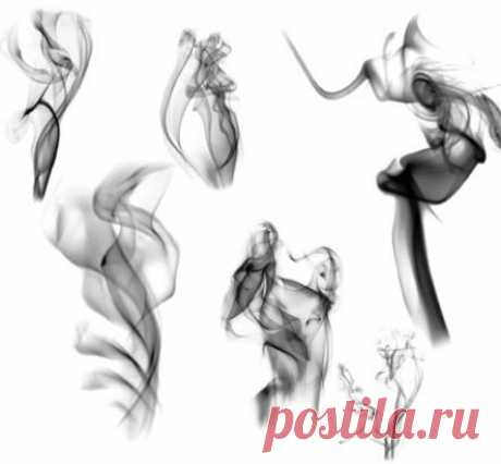 Кисти дым для photoshop. 7 различных наборов кистей дыма