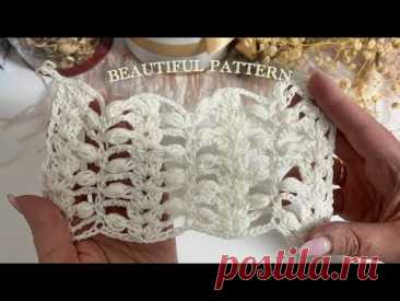 How to Crochet This Pretty Pattern Step by Step Only 1 row