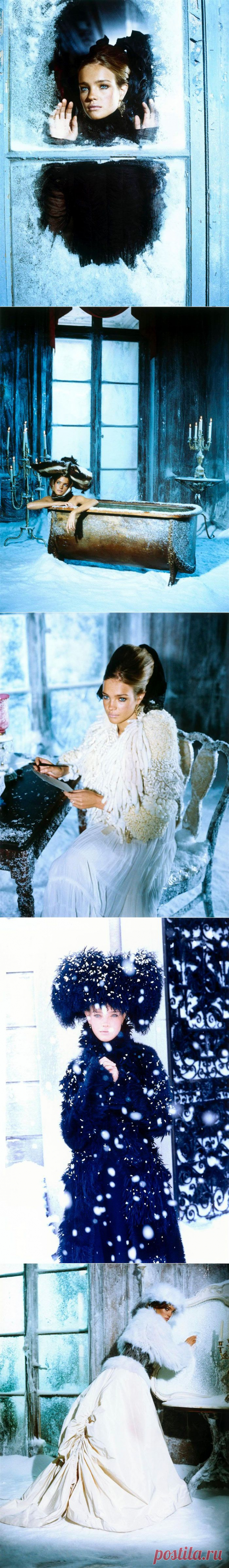 Наталья Водянова (Natalia Vodianova) – Фотосессия Эллен фон Унверт (Ellen von Unwerth) (2002) | Starer - Фотосессии знаменитостей