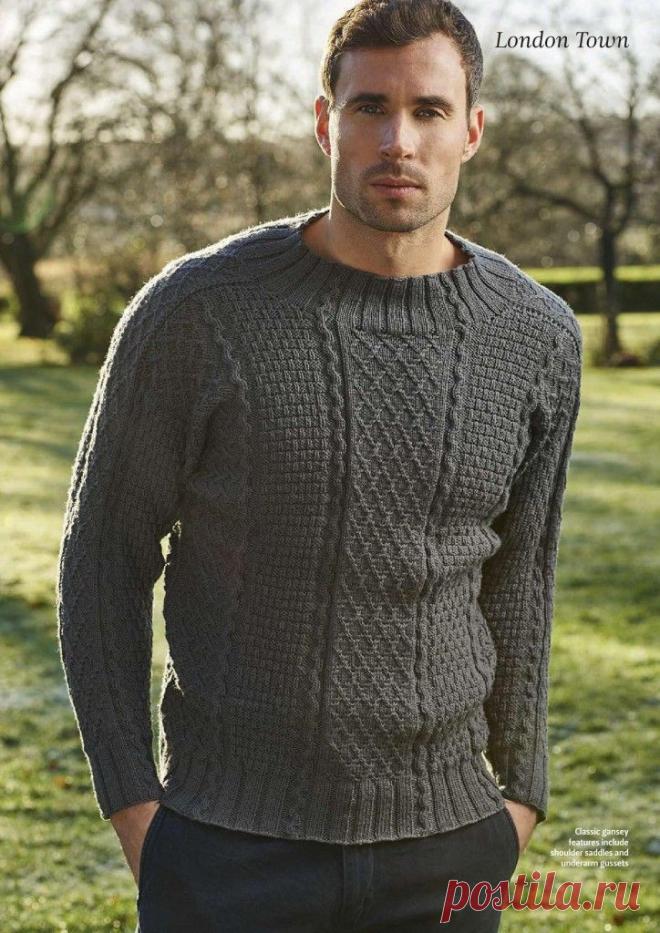 Серый свитер - "ЛОНДОН" | Домоводство для всей семьи