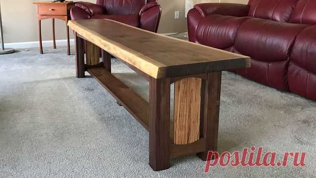 Walnut Live Edge Bench: 21 Steps (with Pictures)