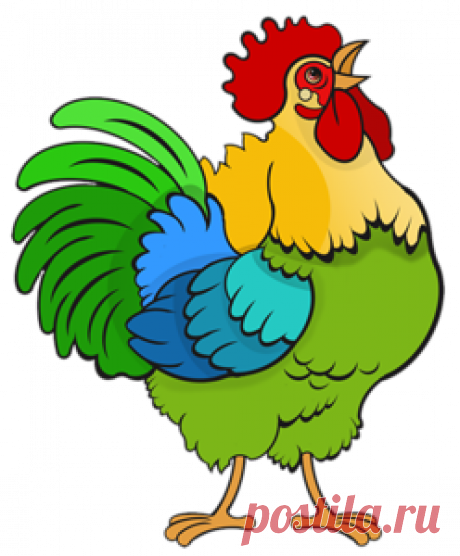 Клипарт "СКАЗОЧНЫЕ ПЕТУХИ" -символ 2017 года