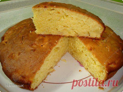 Манник на сметане с яблоками (еще один рецепт) | Страна Мастеров