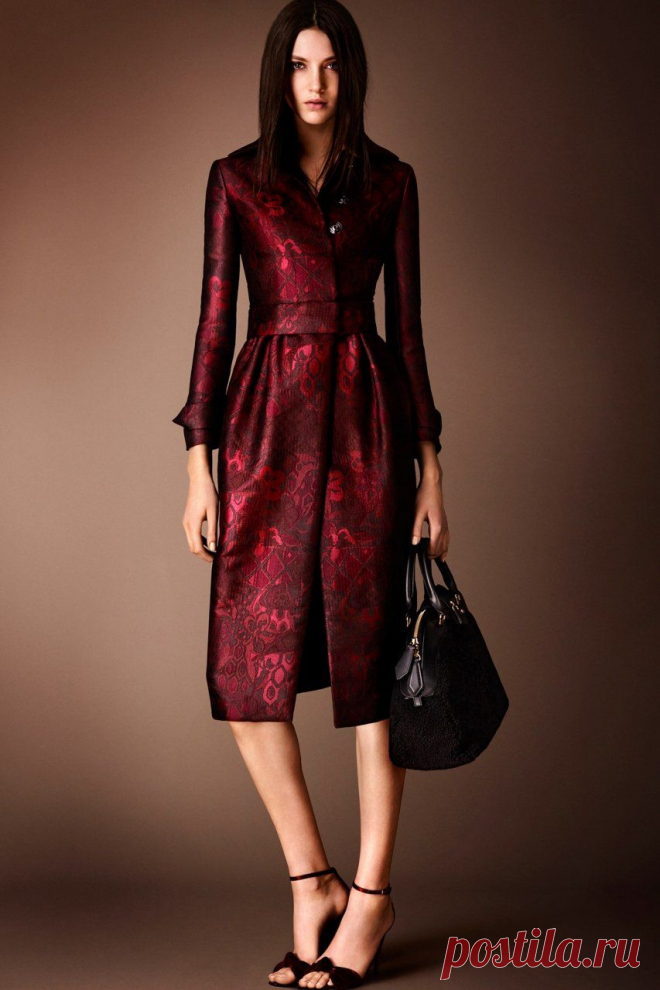 Burberry Prorsum Pre-Fall коллекция осень-зима 2014-2015