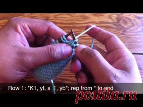 How To Knit The Linen Stitch