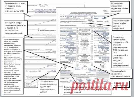 ОСАГО без ГИБДД. Инструкция по оформлению ДТП по Европротоколу - Полезная информация - Авто Mail.Ru