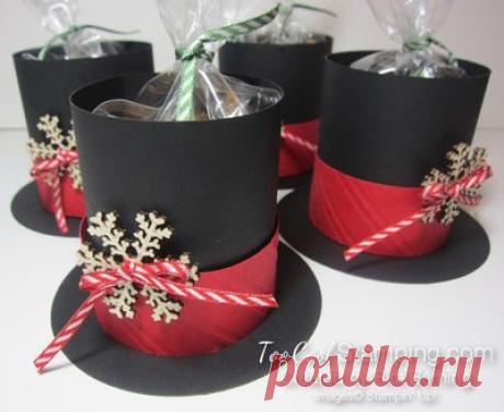 Rita's Frosty The Snowman's Hat Treat Holder - Too Cool Stamping
