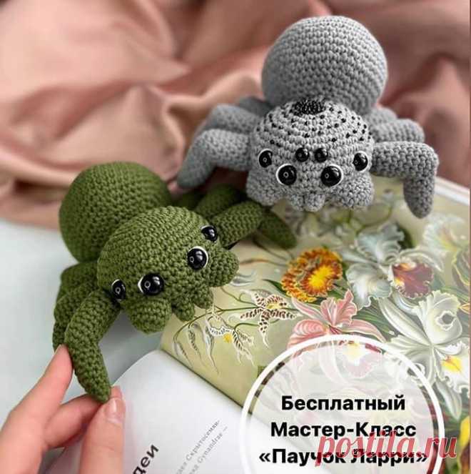 Паучок Ларри крючком. Амигуруми схемы и описания. Автор: @spirit.toys | IRINELY.ART