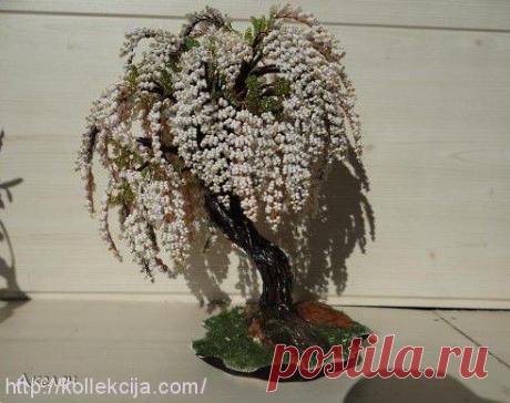 Черемуха из бисера. Автор Валентина Музыкина. | Своими руками — интернет журнал