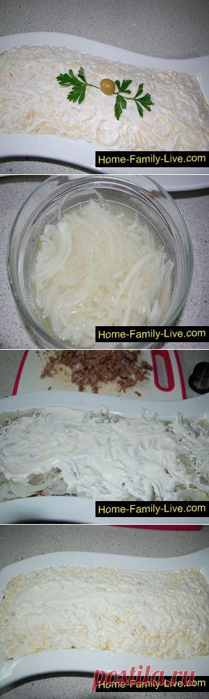 Салат "Астория" - Кулинарные рецепты