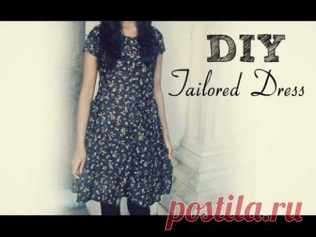 ✄ DIY: How to sew a dress without a pattern ✄ - YouTube