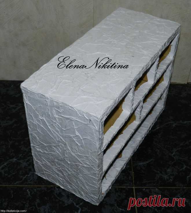 комод из  картона