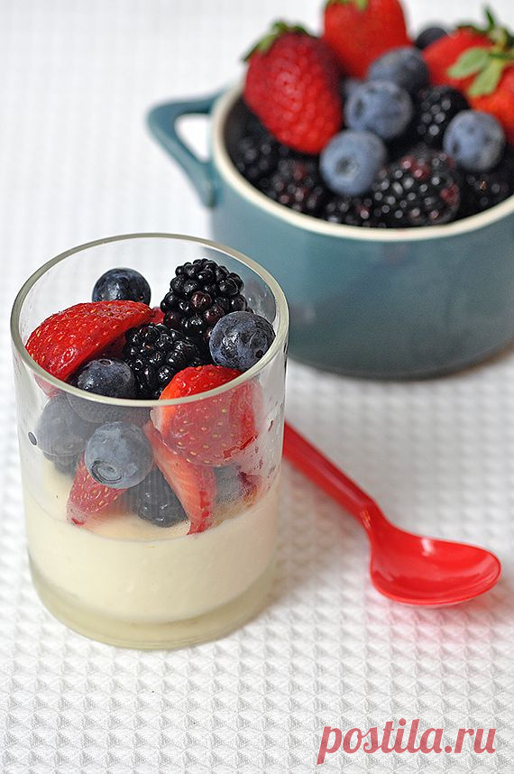 Рецепт   Ванильно-ягодный мусс - Yamr.ru - Вкусный сайт