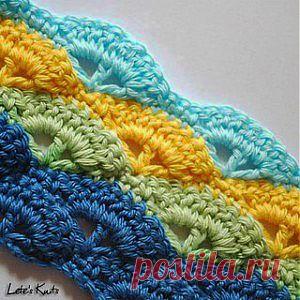 Узоры крючком. Двухцветные + схемы | razpetelka.ru