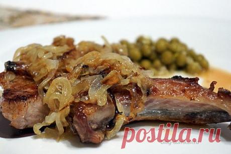 Свиная котлета на ребре