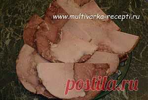 Прессованное мясо в мультиварке |