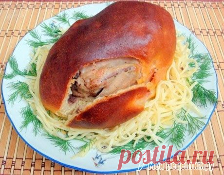 Второе блюдо: Запеченное «Яйцо птеродактиля».