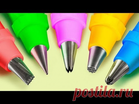 25 КРУТЫХ ИДЕЙ, С КОТОРЫМИ ВЫ БУДЕТЕ УКРАШАТЬ ЕДУ, КАК ЗАПРАВСКИЙ ШЕФ ||Лайфхаки с едой и идеи д