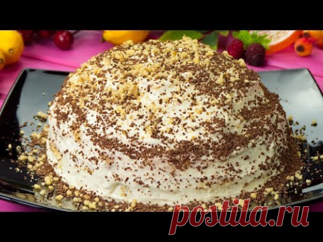 Лучший рецепт торта ”Айсберг” который можно приготовить всего за 30 минут! | Appetitno.TV